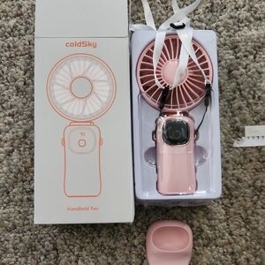 ColdSky Pink Handheld Fan